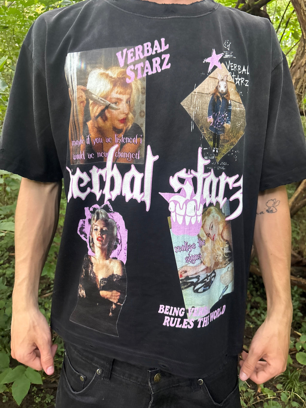 “LOST STARZ” TEE PURPLE